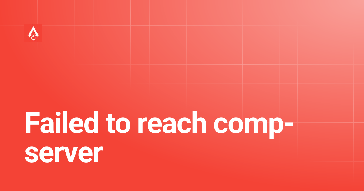 Failed to reach comp-server | R5Reloaded